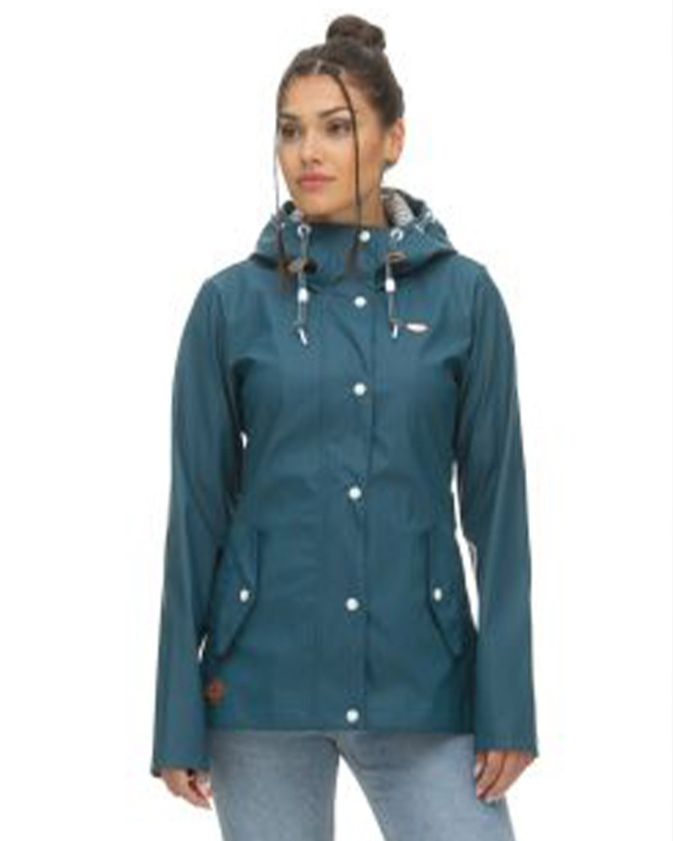 Ragwear Marge raincoat dark green (summer)