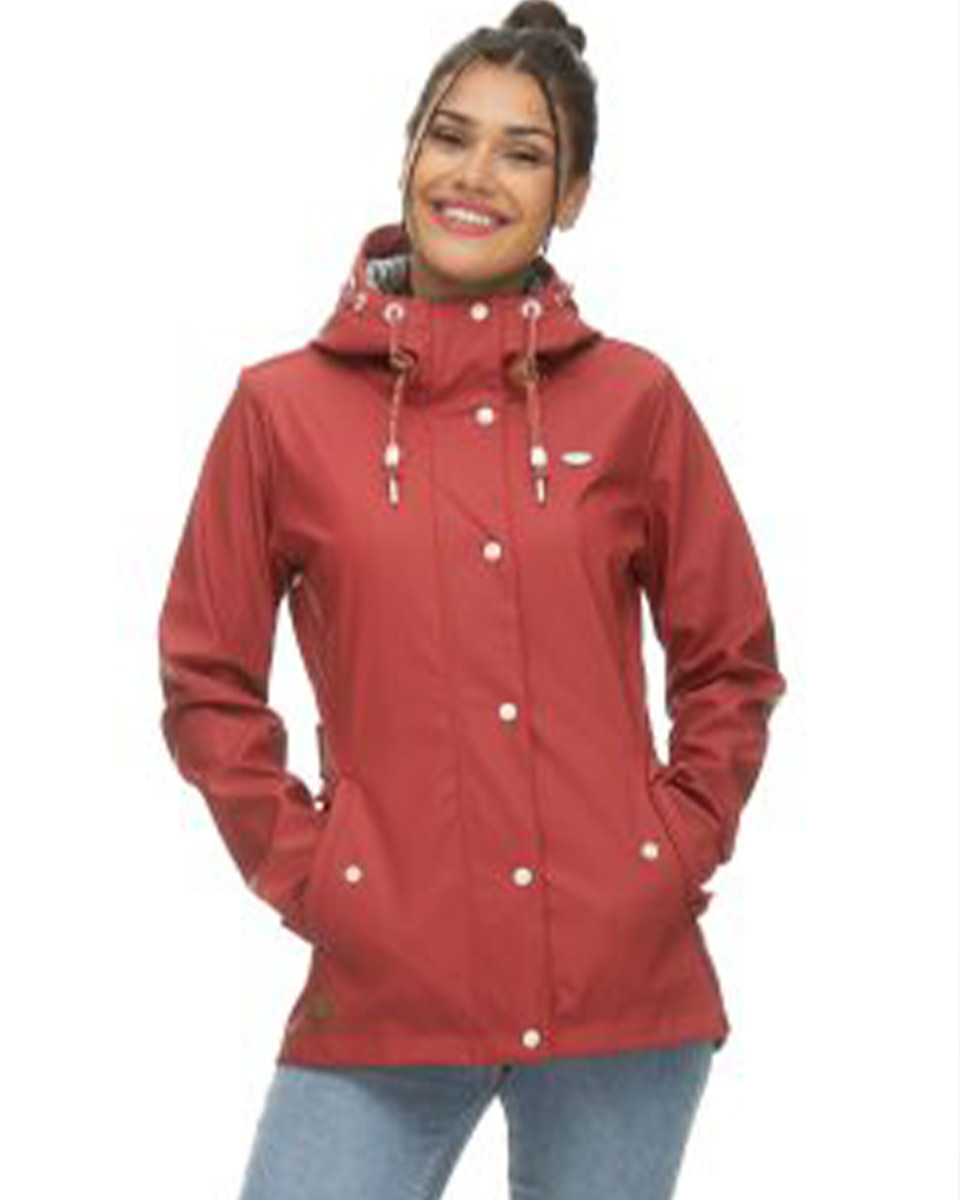 Ragwear Marge raincoat terracotta/red (summer)