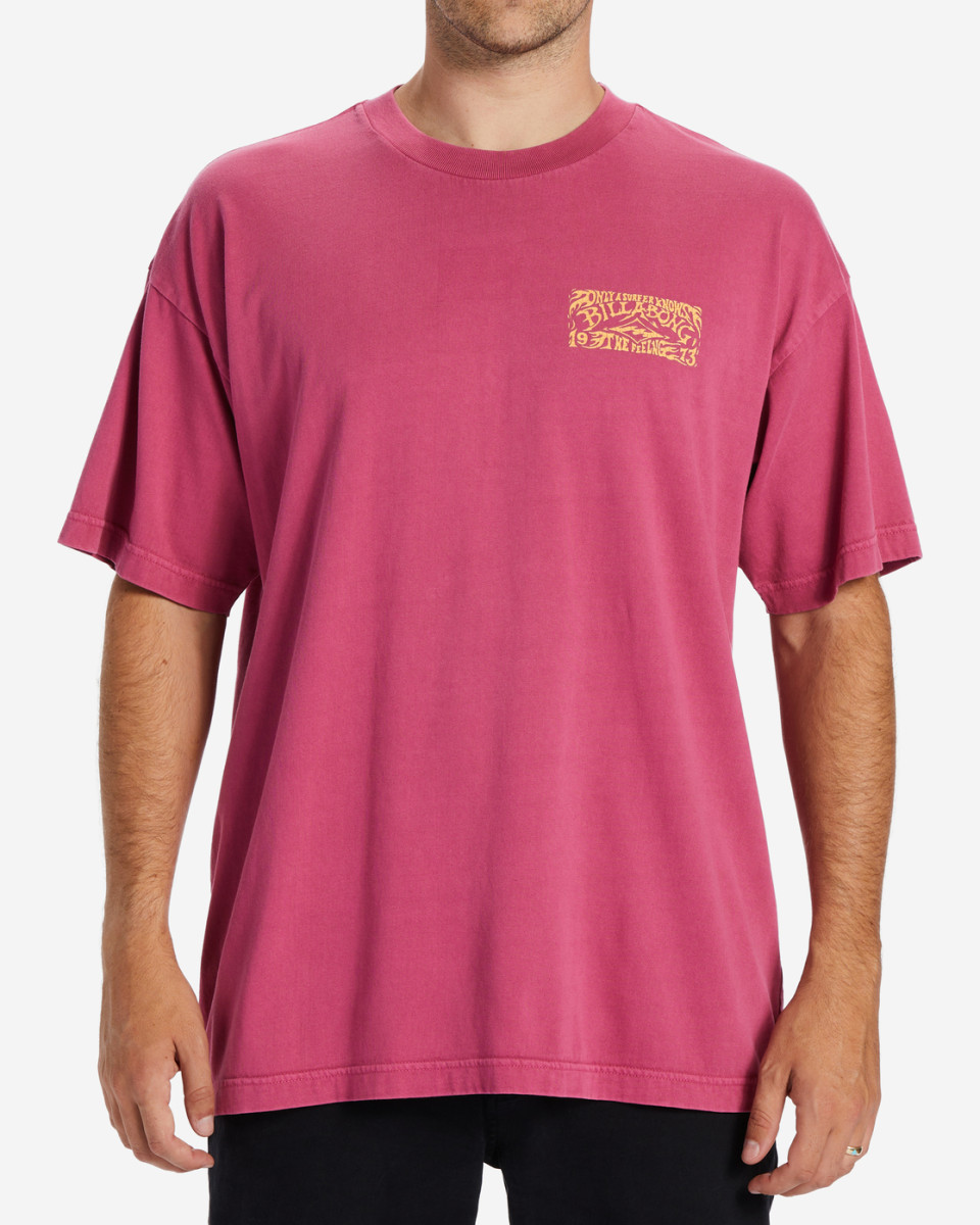 Billabong arch wave tee wild berry