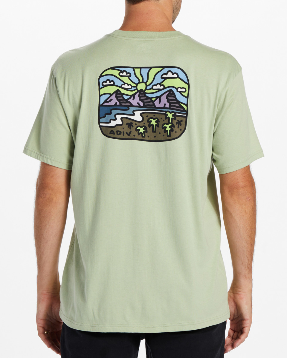 Billabong Shine adiv tee light sage