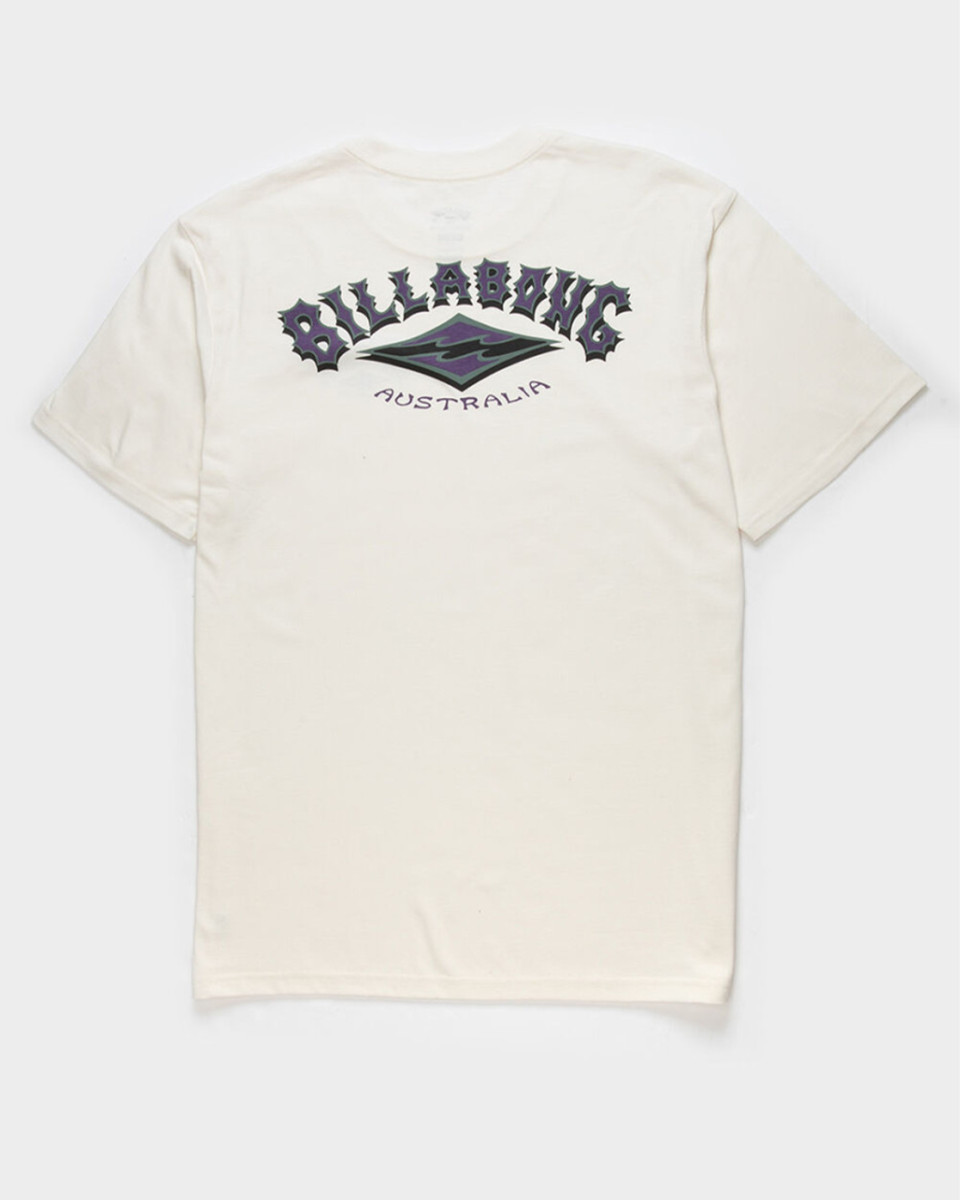 Billabong Adiv arch tee Off white