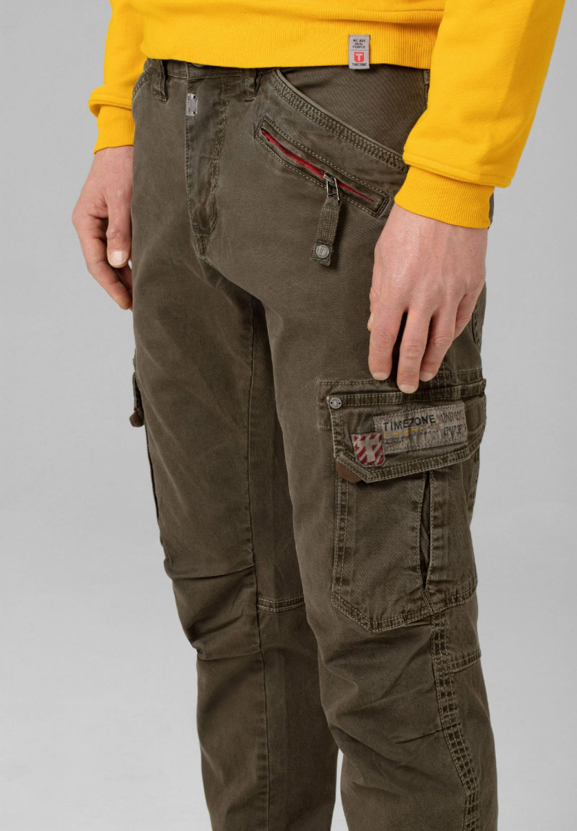 Timezone Regular Roger cargo pants army olive