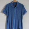 Rising sun terry towel polo sky - Afbeelding 3