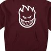 Spitfire Bighead hoody maroon/white - Afbeelding 2