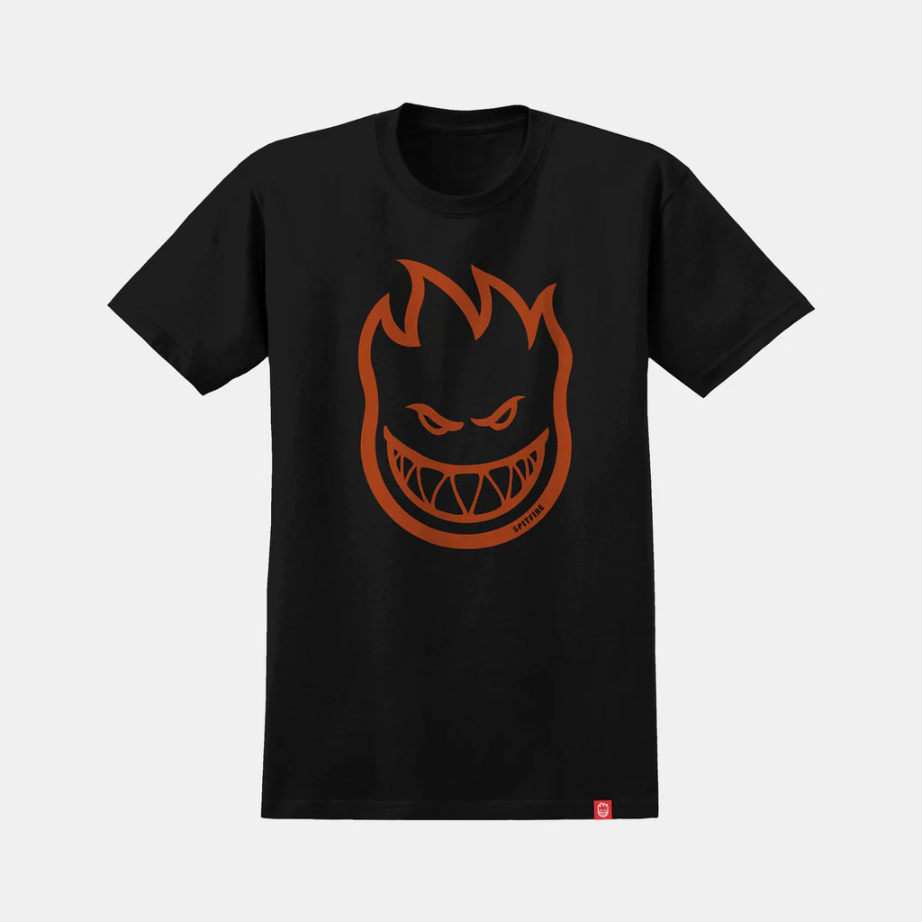 Spitfire bighead shirt black burnt orange