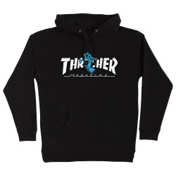 Santa-Cruz Thrasher Screaming Logo hoody black - Afbeelding 3