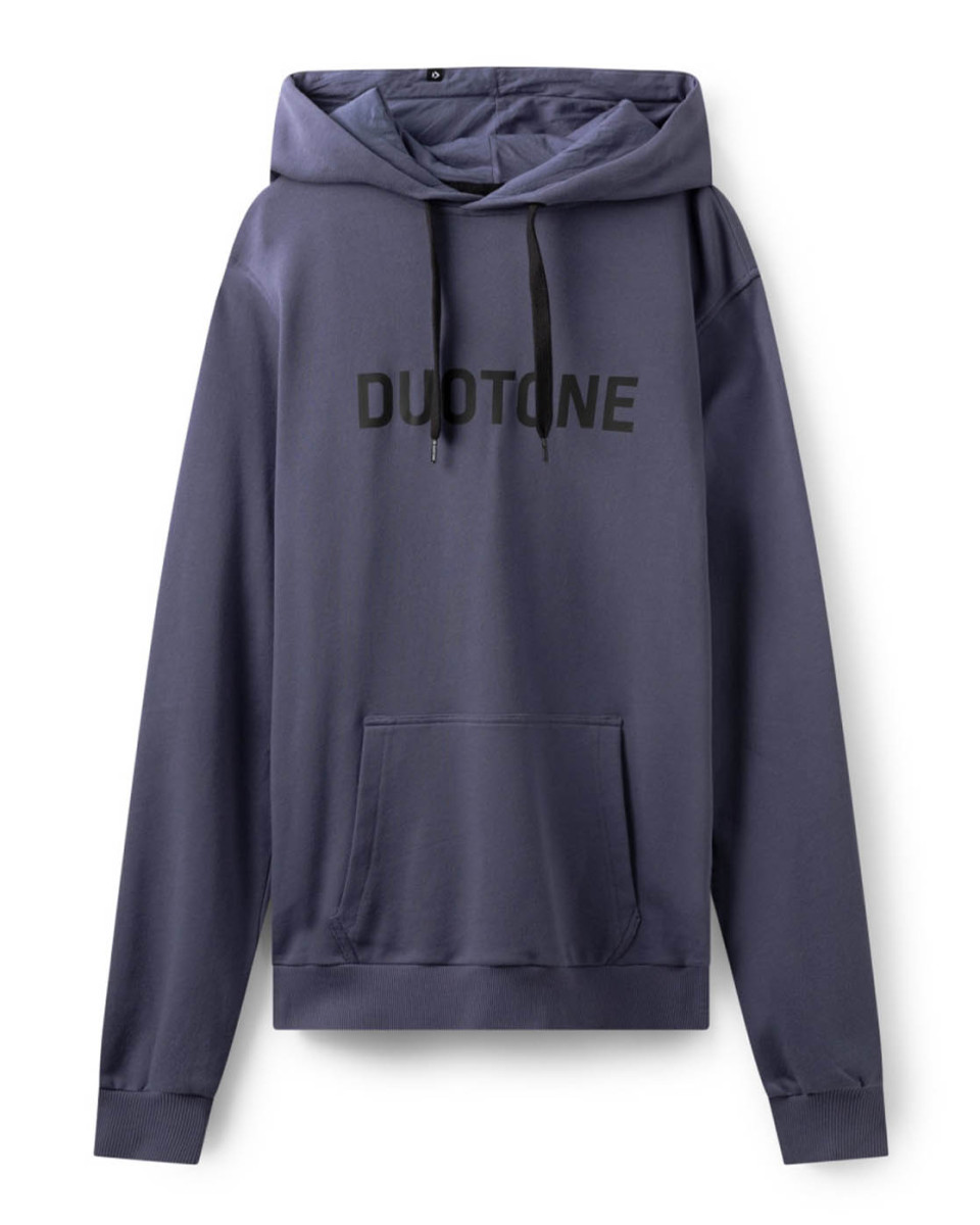 Duotone logo hoody indigo blue