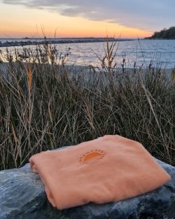 Rising sun terry towel kids t-shirt orange - Afbeelding 6
