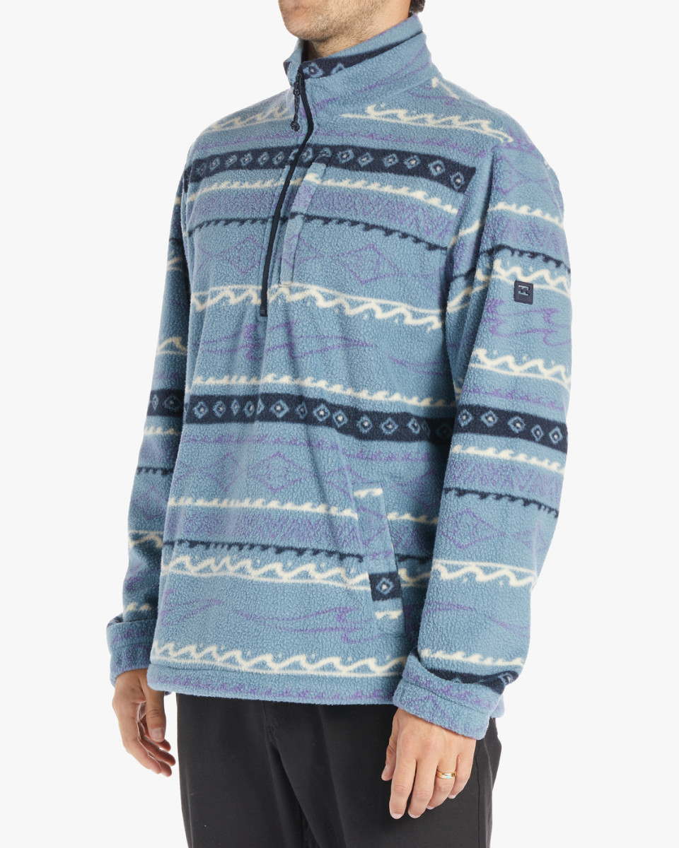 Billabong Boundary mock neck washed blue