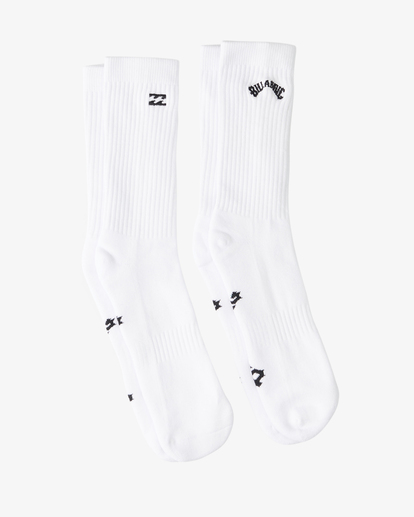Billabong core socks white 2pc