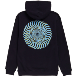 Spitfire hoody swirl navy yellow - Afbeelding 2
