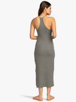 Roxy Breathe for you dress dark green - Afbeelding 2