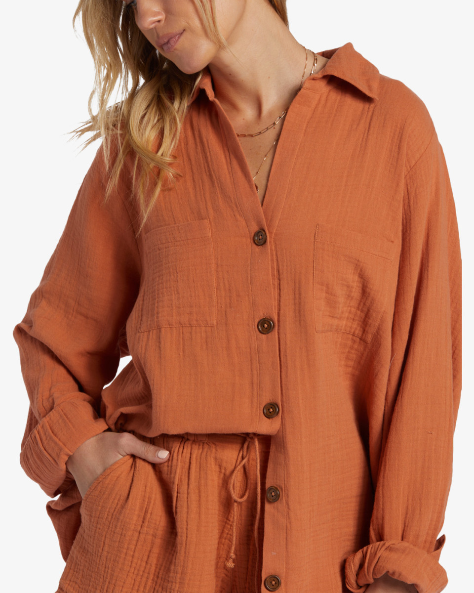Billabong swell blouse toffee