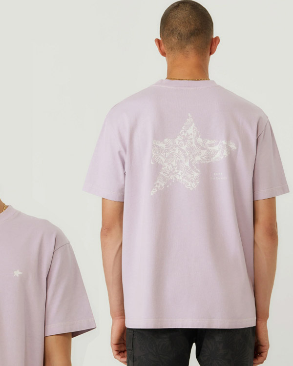 Pukas Contrast estrella Tshirt lilac
