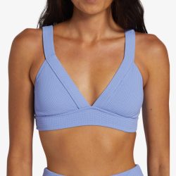 Billabong A/DIV banded bikini top cosmic blue