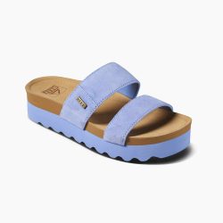 Reef Cushion Vista Hi Hydrangea suede