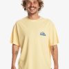 Quiksilver take us back logo tee yellow