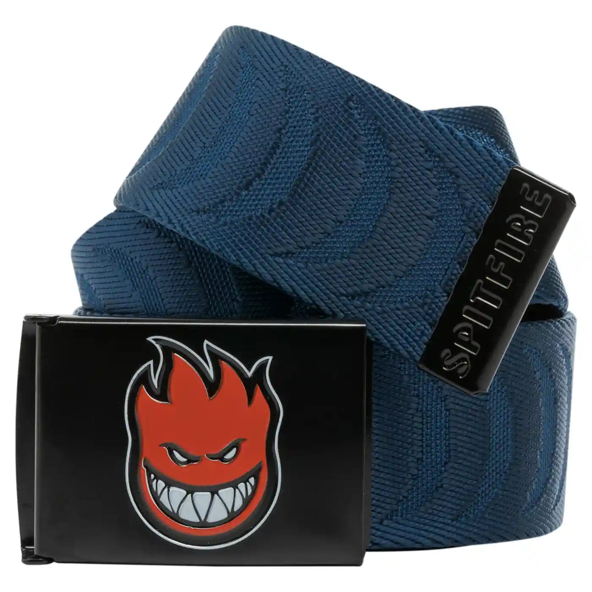 Spitfire Jacquard belt navy red bighead