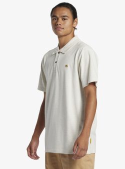 Quiksilver DNA polo light beige heather - Afbeelding 3