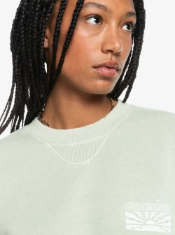 Quiksilver uni oversized crewneck sage - Afbeelding 4