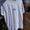 Rising sun t-shirt wit | lila (unisex) - Afbeelding 3