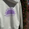 Rising sun hoodie white | lila (unisex) - Afbeelding 3