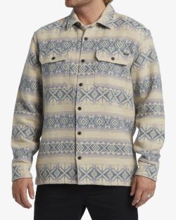 Billabong Jacquard flannel taupe - Afbeelding 2