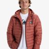 Quiksilver Scaly hood puffer jas henna