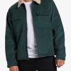 Billabong Barlow sherpa jacket bottle green