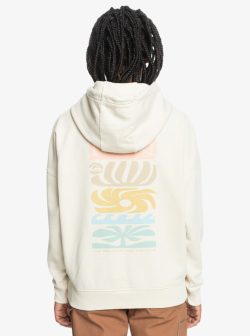 Quiksilver uni oversized hoody Off white - Afbeelding 4