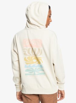 Quiksilver uni oversized hoody Off white
