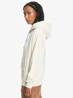 Quiksilver uni oversized hoody Off white - Afbeelding 3
