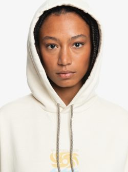 Quiksilver uni oversized hoody Off white - Afbeelding 5