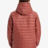 Quiksilver Scaly hood puffer jas henna - Afbeelding 3