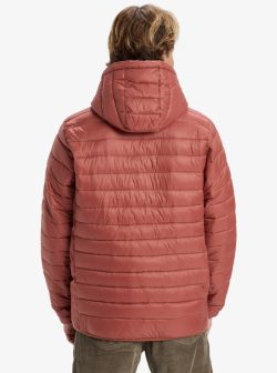 Quiksilver Scaly hood puffer jas henna - Afbeelding 3