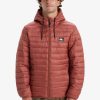 Quiksilver Scaly hood puffer jas henna - Afbeelding 2
