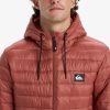 Quiksilver Scaly hood puffer jas henna - Afbeelding 4