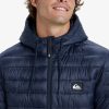 Quiksilver Scaly hood puffer jas navy - Afbeelding 3