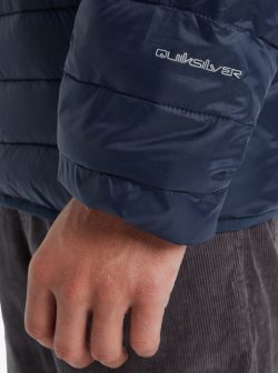 Quiksilver Scaly hood puffer jas navy - Afbeelding 4