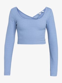 Roxy Goodkeepsake Longsleeve rib infinity blue - Afbeelding 4