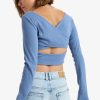 Roxy Goodkeepsake Longsleeve rib infinity blue - Afbeelding 2