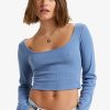 Roxy Goodkeepsake Longsleeve rib infinity blue