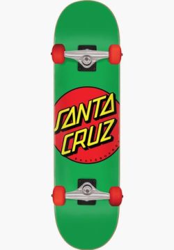 Santa Cruz Classic Dot Mid Green 7.875" Complete Skateboard