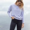 Moana Six rising sun terry towel dames sweater lilac haze