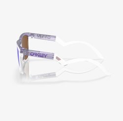 Oakley Frogskin Hybrid matte trans lilac/clear prizm violet - Afbeelding 3