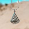 Ocean Eye - oceaan ketting Laguna Treasures (zilver of goud) - Afbeelding 2
