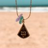 Ocean Eye - zeeglas ketting Laguna Treasures (goud of zilver) - Afbeelding 2