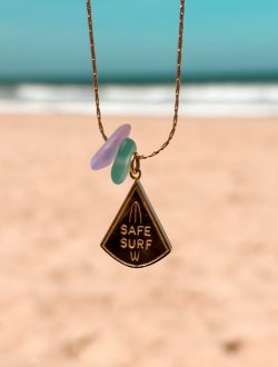 Ocean Eye - zeeglas ketting Laguna Treasures (goud of zilver) - Afbeelding 2