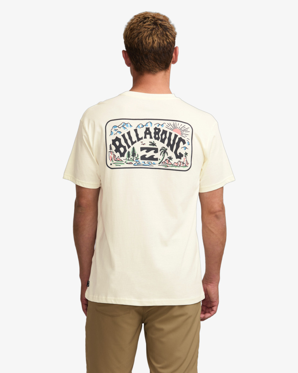 Billabong SCENIC ARCH ADIV SS t-shirt off white