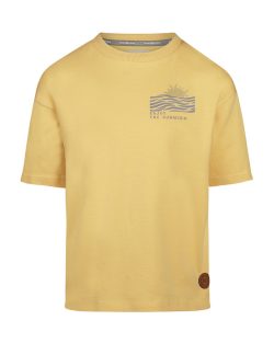 Koko Noko  T-shirt ss loose fit dropped shoulder Yellow
